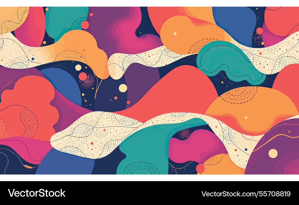 Ai-generated abstract background with colorful Ai-generated abstract background with colorful Vector Image