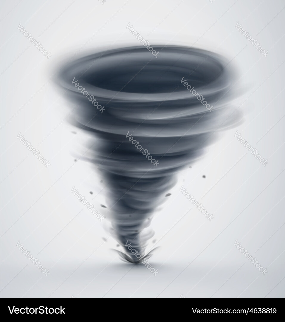 Dark Tornado Swirl Royalty Free Vector Image - VectorStock