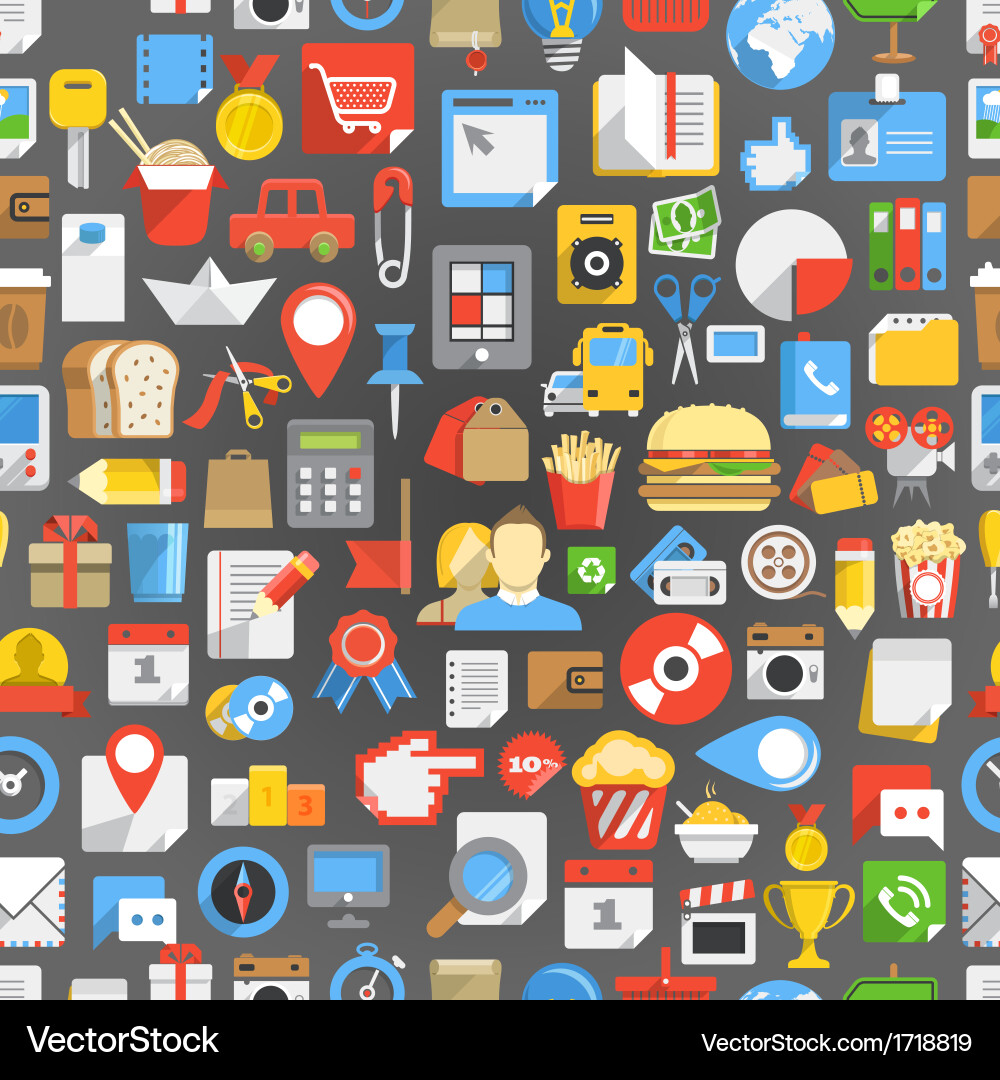 Interface Icon Background vector image