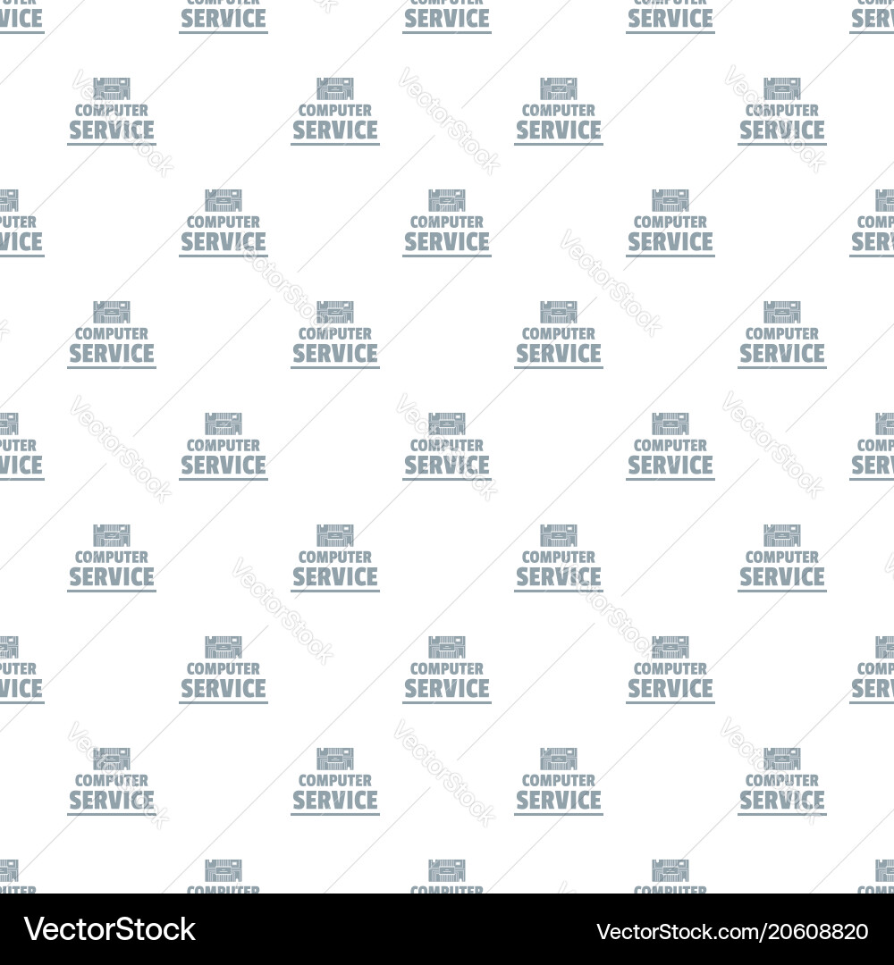 Computer service pattern seamless Computer service pattern seamless vector image