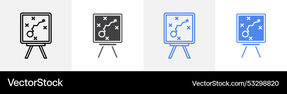 Map on board icon set use for web ui or app vector image