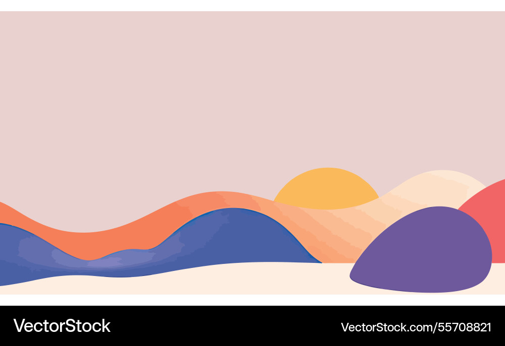 Ai-generated abstract background with colorful vector image