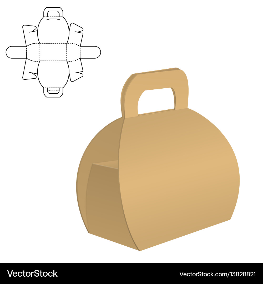Clear carton box Royalty Free Vector Image - VectorStock