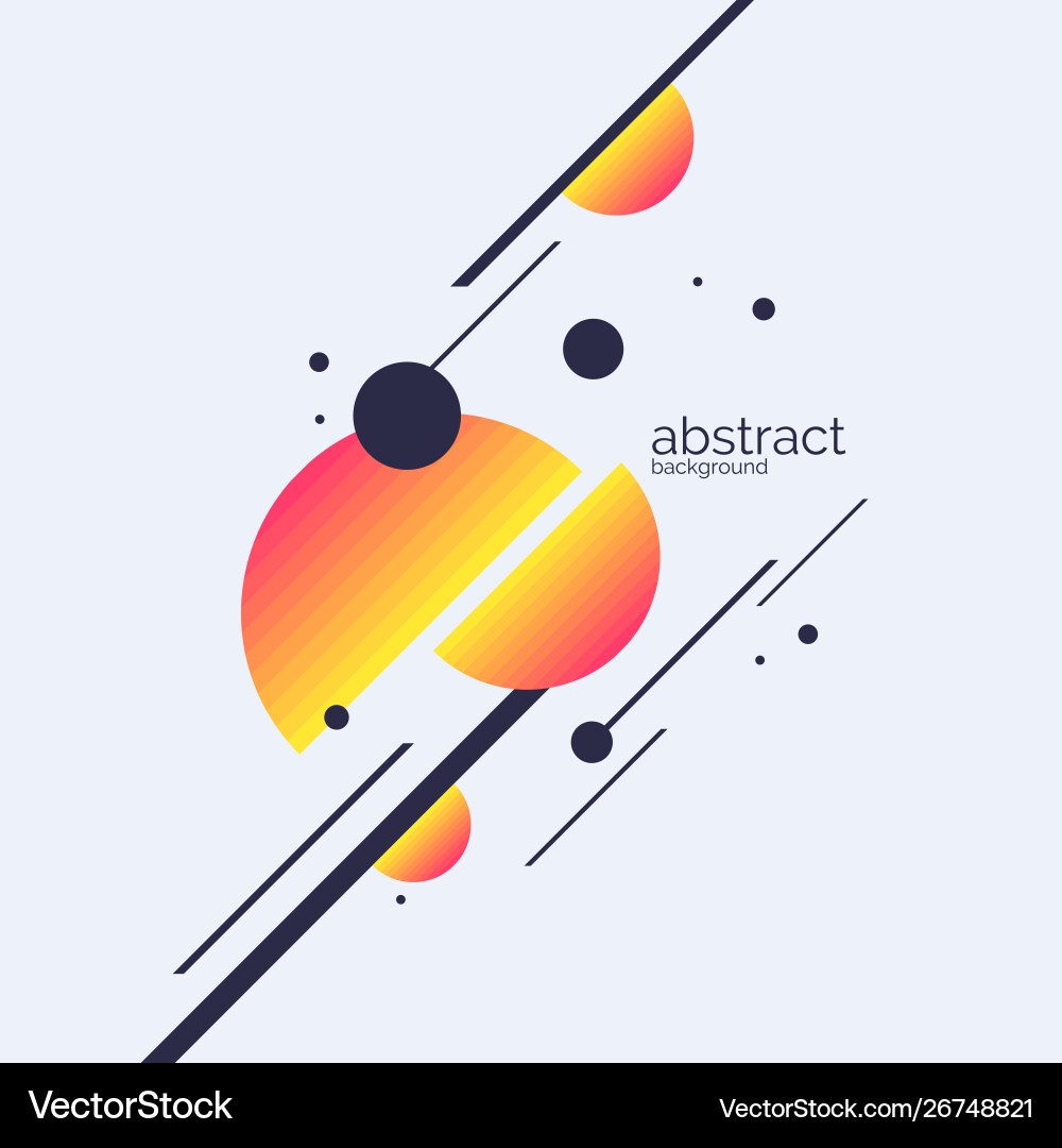 Geometric Abstract Background Vector Image
