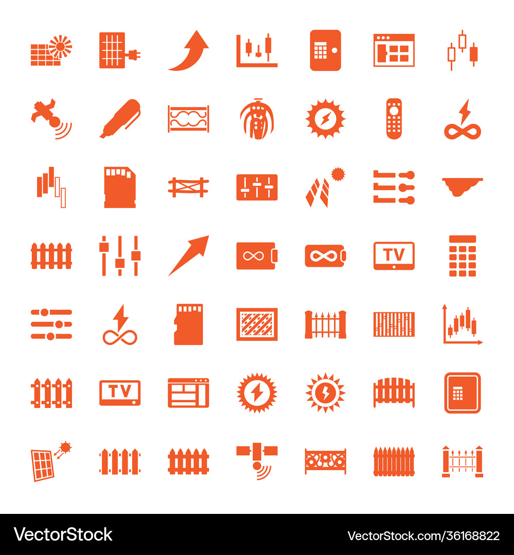 49 panel icons (36168822) – Free Vector | VectorStock