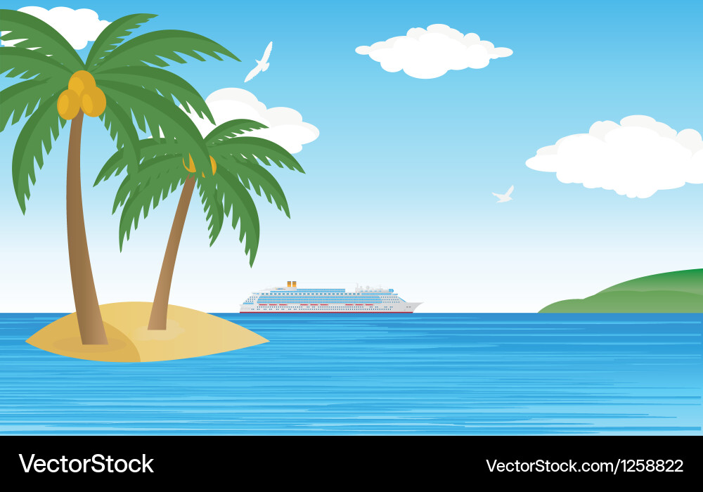 Cruise Royalty Free Vector Image - VectorStock