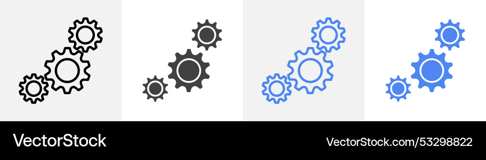 Mechanism icon set verwenden für web ui oder app Mechanism icon set verwenden für web ui oder app vektorbild