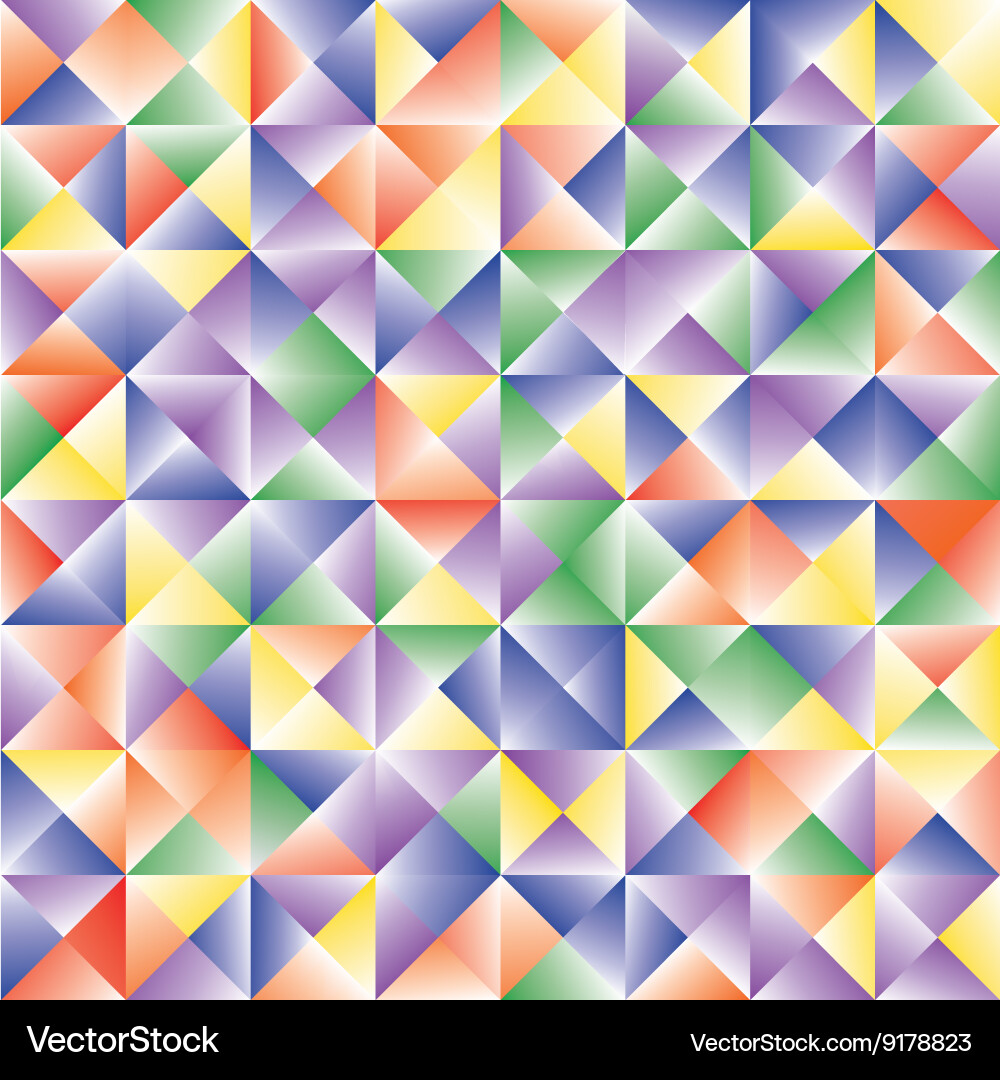 Abstract background consisting of triangles vector image