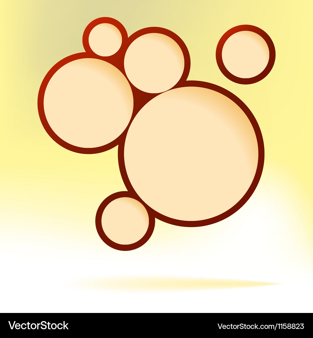 Abstract web design bubble eps8 Vector Image