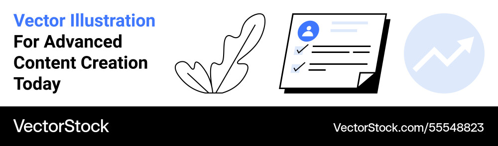 Digital content creation with checklist analytics Digital content creation with checklist analytics vector image