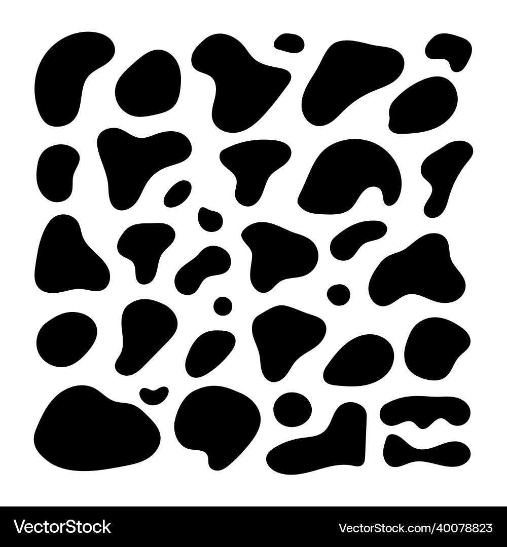 Organic Abstract Shapes - Blob Collection Vector Image