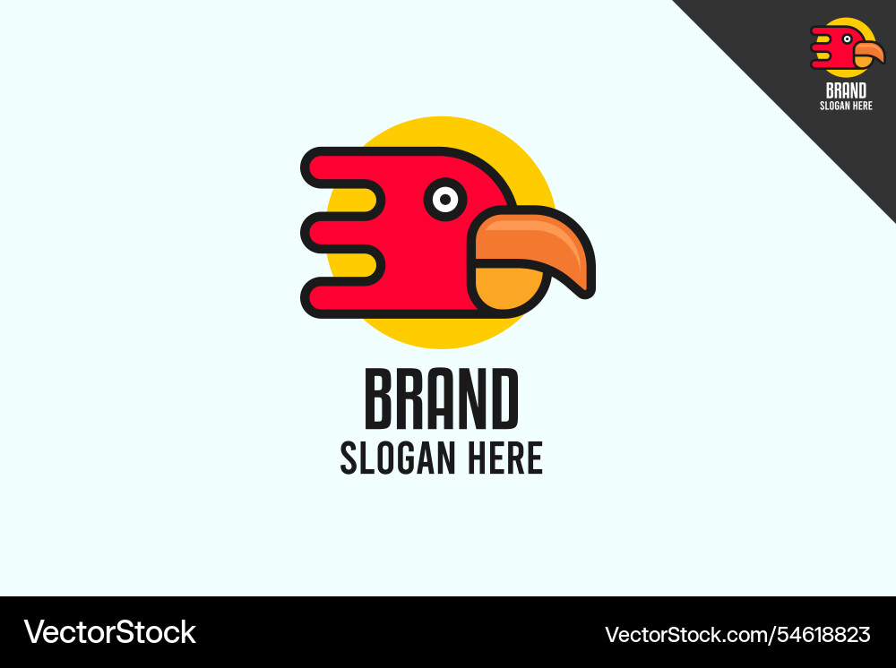 Vogel Logo Vorlage Design modern und minimal Vogel Logo Vorlage Design modern und minimal vektorbild