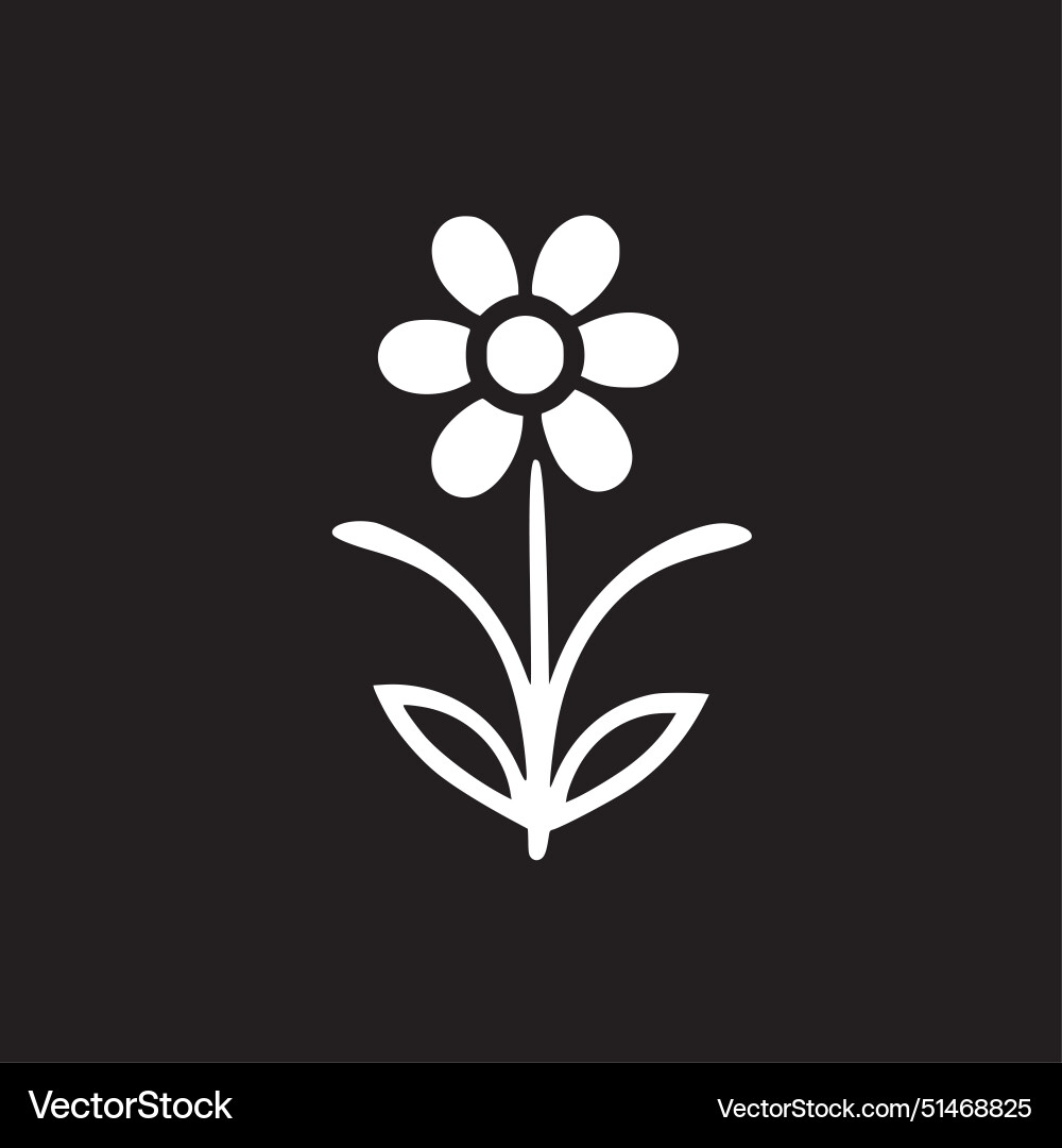 Blume - minimalistisches und flaches Logo Blume - minimalistisches und flaches Logo vektorbild