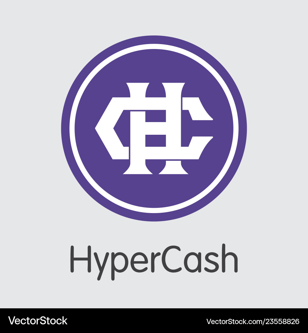 Hypercash Logo - Crypto Coins & Market – Royalty-Free Vector | VectorStock