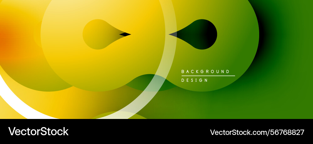 Abstract design features overlapping circles Abstract design features overlapping circles Vector Image