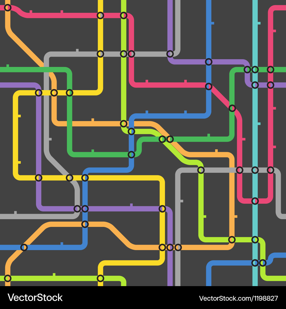 Abstract Metro Pattern vector image