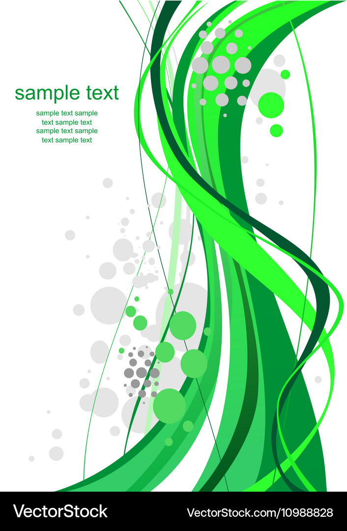 Dynamic Abstract Wave Background Vector Image