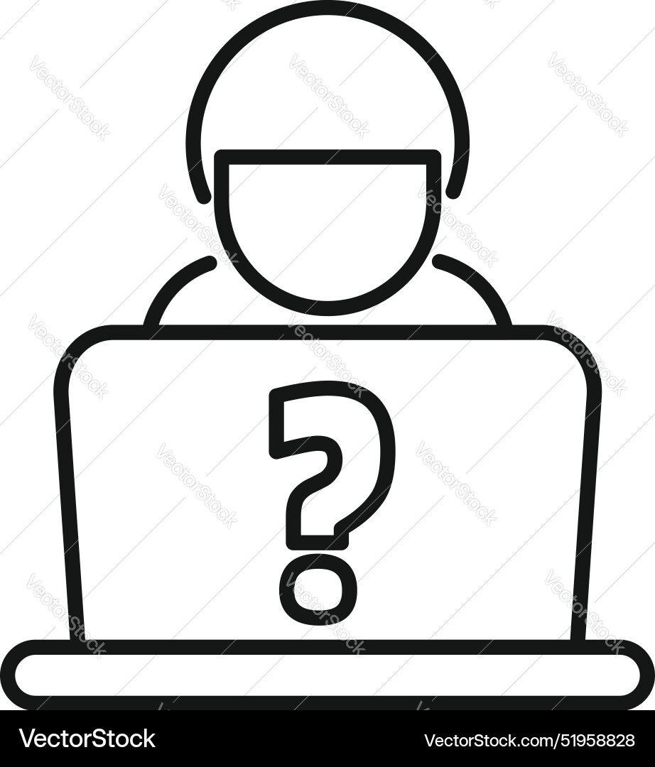Hacker using laptop searching for bug Hacker using laptop searching for bug vector image