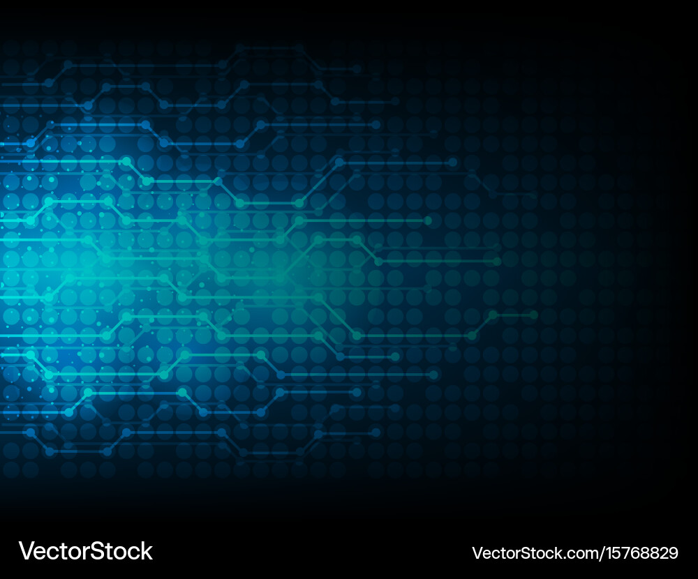 Abstract Tech Connection Background vector image