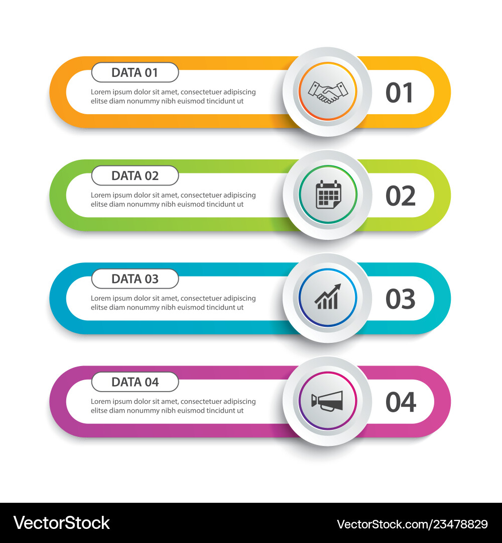 Data & Workflow Circles vector image
