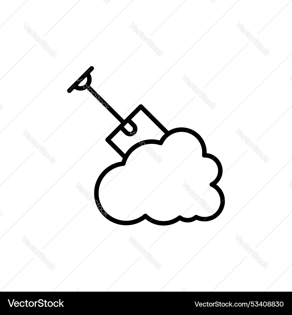 Digging icon isolated on white background Digging icon isolated on white background Vector Image