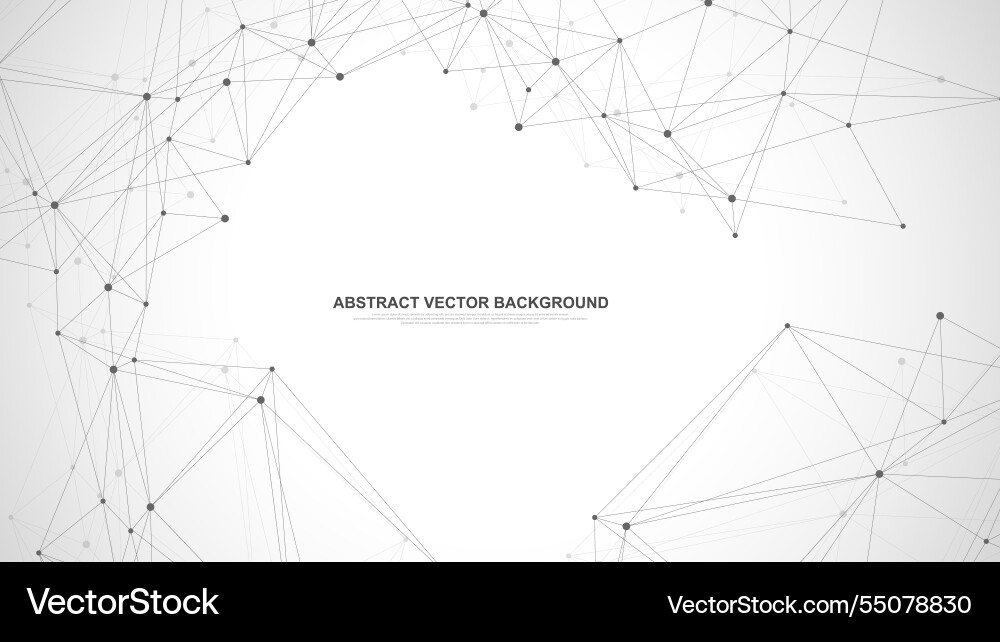 Global network connection concept big data Global network connection concept big data vector image