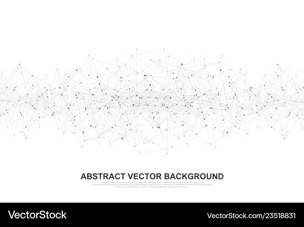 Abstract polygonal background with connected lines Abstract polygonal background with connected lines vector image