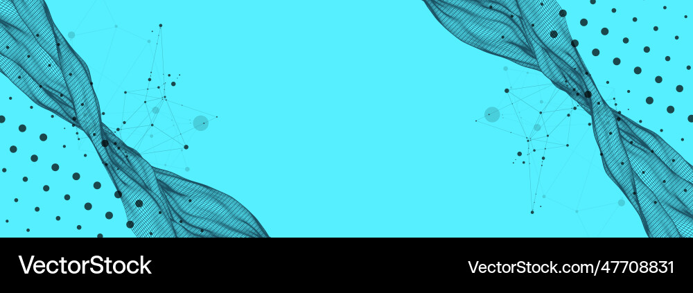 Abstract wave is made in a frame style template Abstract wave is made in a frame style template vector image