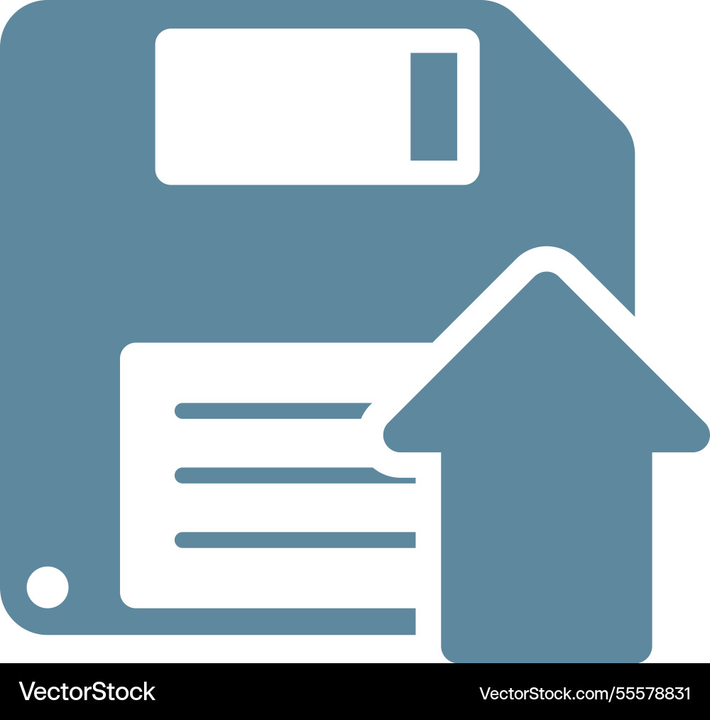Backup flat web icon concept Backup flat web icon concept vector image