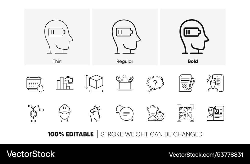 Decreasing graph creativity concept and chef line Decreasing graph creativity concept and chef line vector image