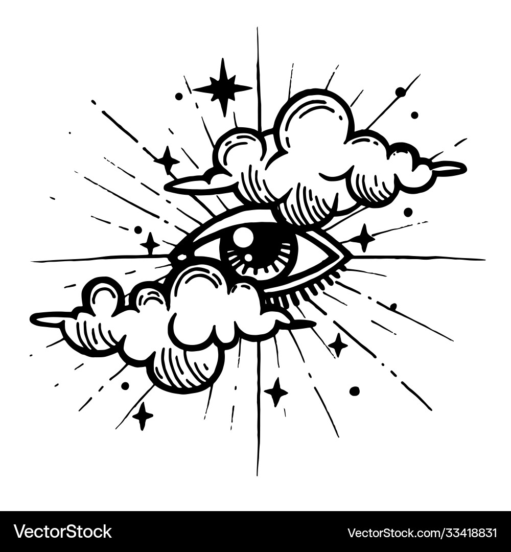 Eye providence masonic symbol all seeing Eye providence masonic symbol all seeing vector image