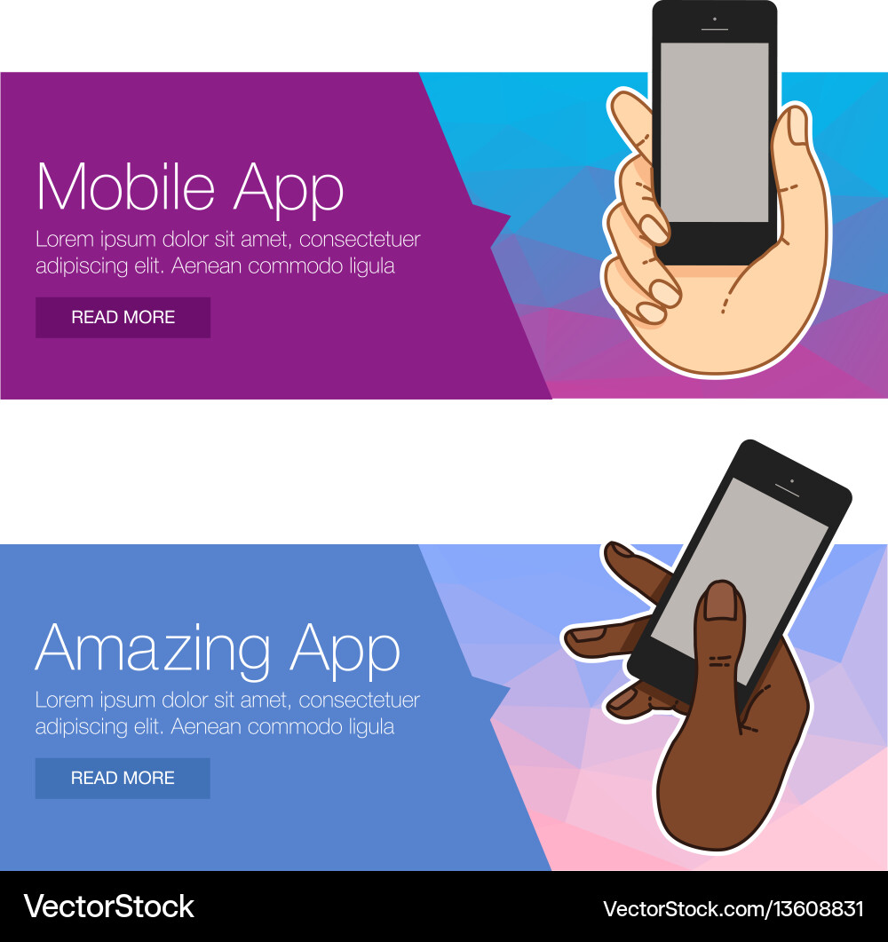 Presentation template of mobile screen Presentation template of mobile screen vector image
