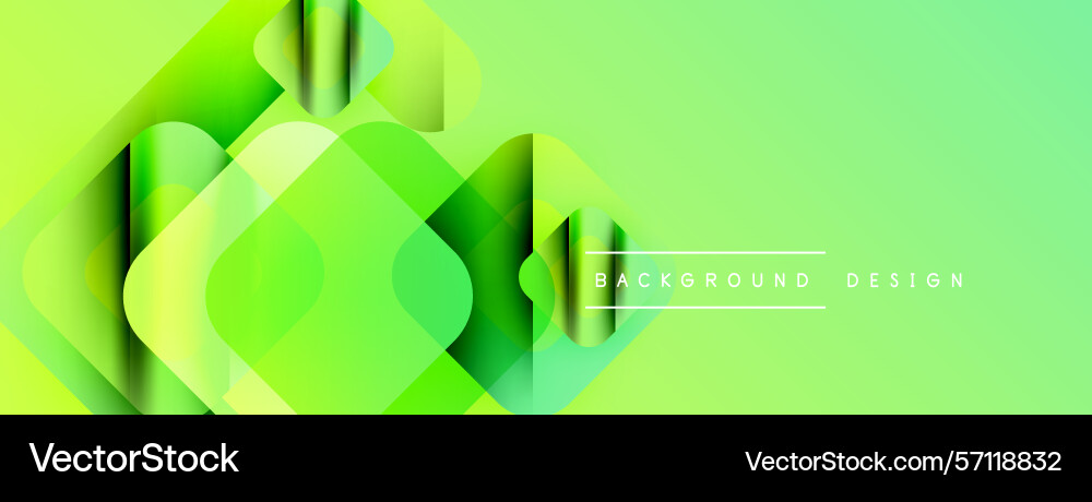 Abstract green layers create dynamic composition Abstract green layers create dynamic composition vector image