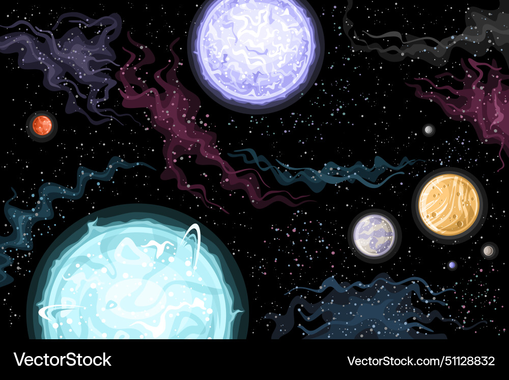 Fantasy space Royalty Free Vector Image - VectorStock