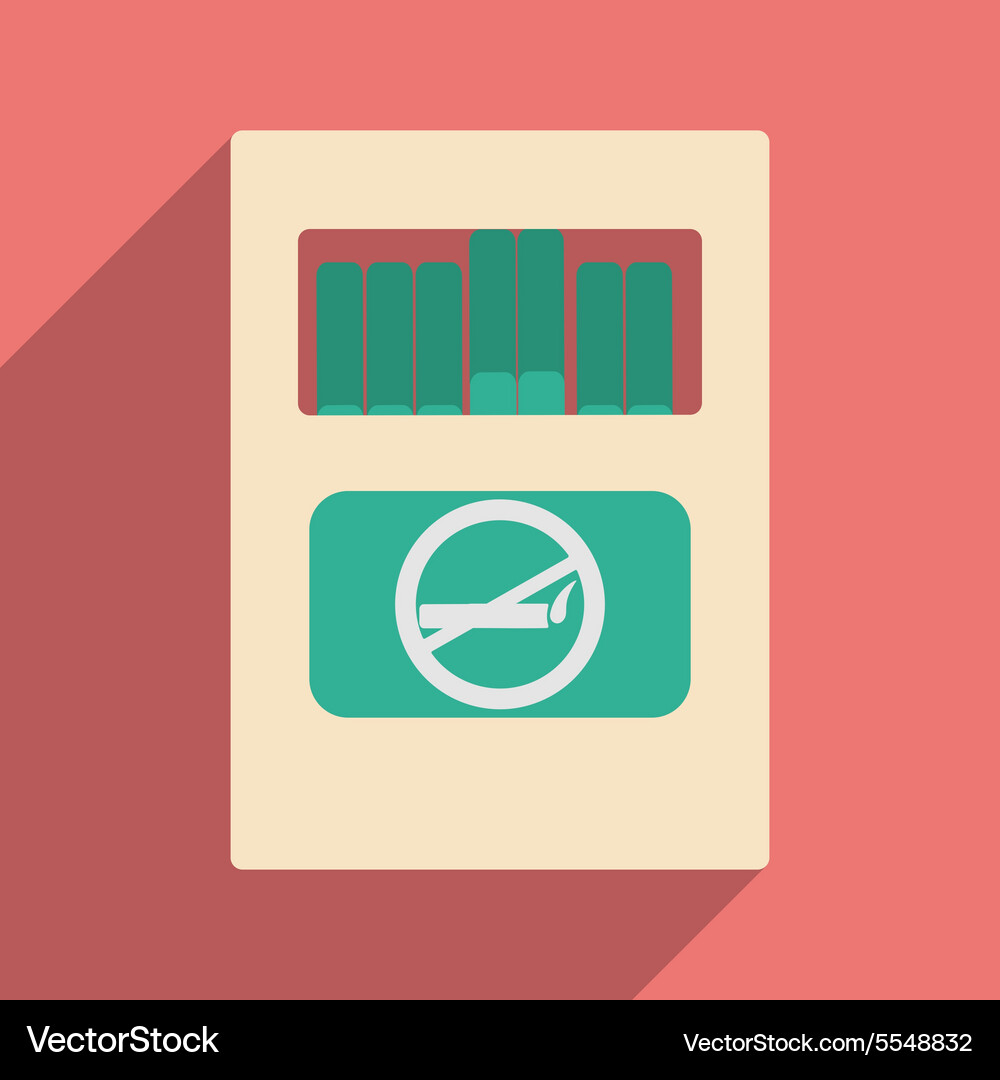 Flat with shadow icon and mobile application pack Vector Image