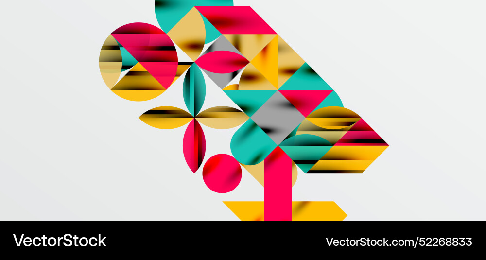 Geometric neo patterns abstract background Vector Image