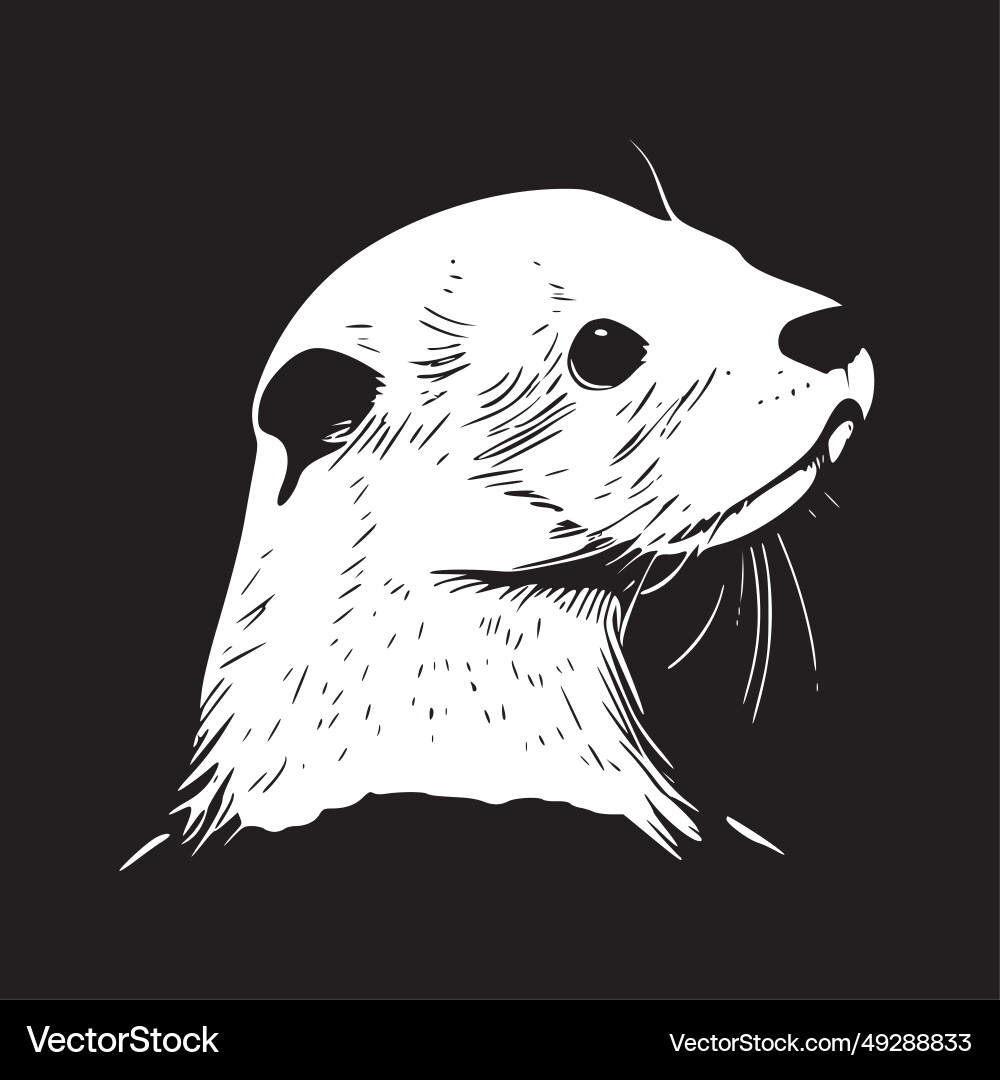 Otter - hochwertiges Logo ideal für T-Shirt Otter - hochwertiges Logo ideal für T-Shirt vektorbild