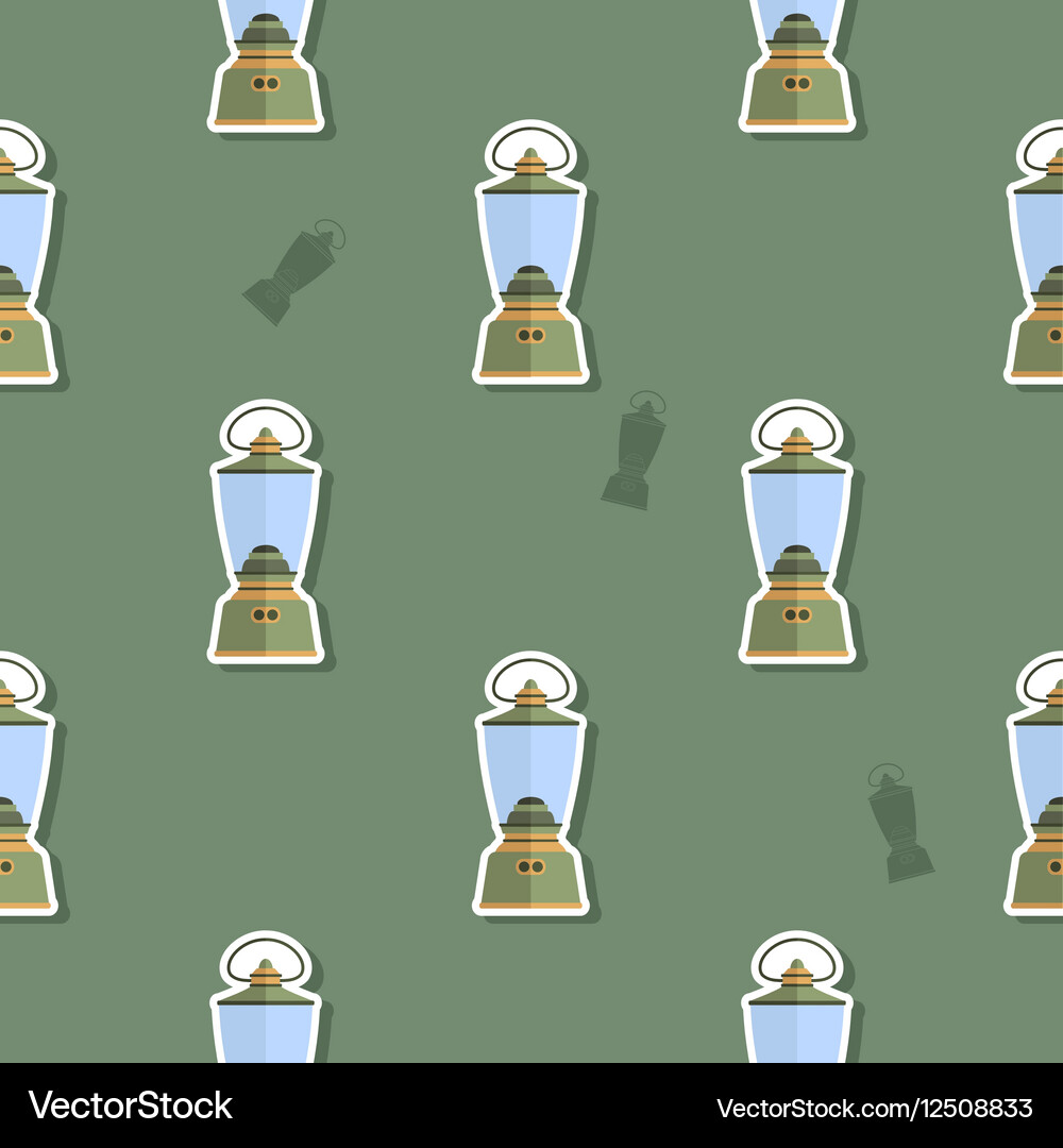 Seamless pattern with lanterns Vector Image