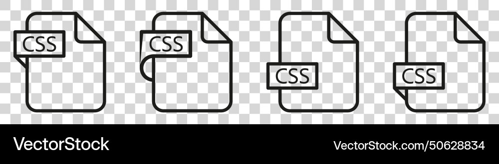 Css Datei Format Dokumenttyp farbiges Symbol Css Datei Format Dokumenttyp farbiges Symbol vektorbild