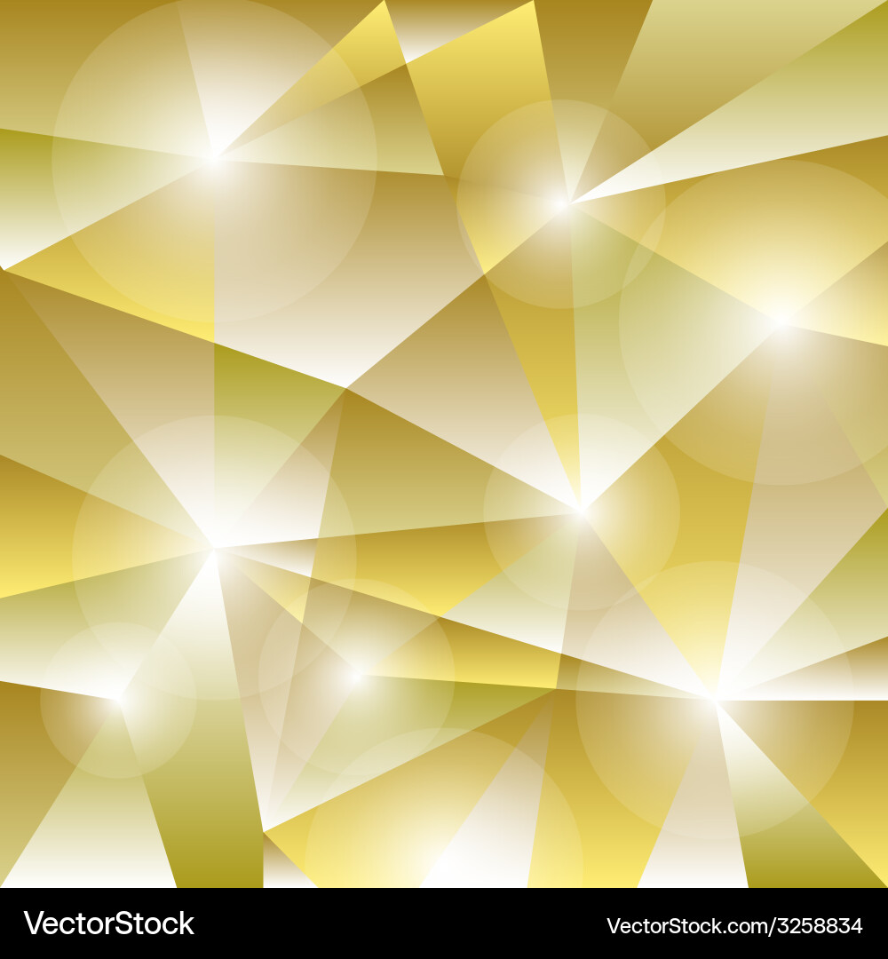 Golden Triangle Abstract Pattern Vector Image