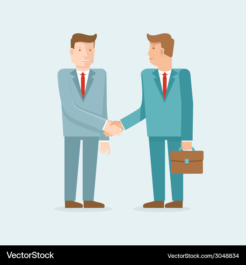 Handshake Vektorbild