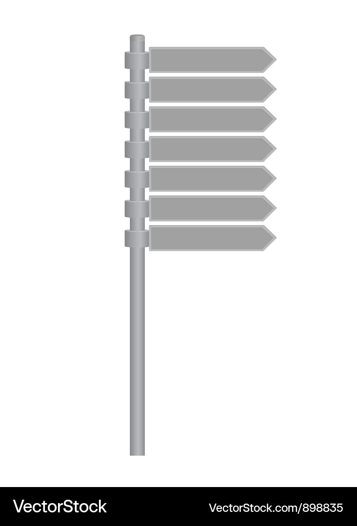 Street pointer Vector Image