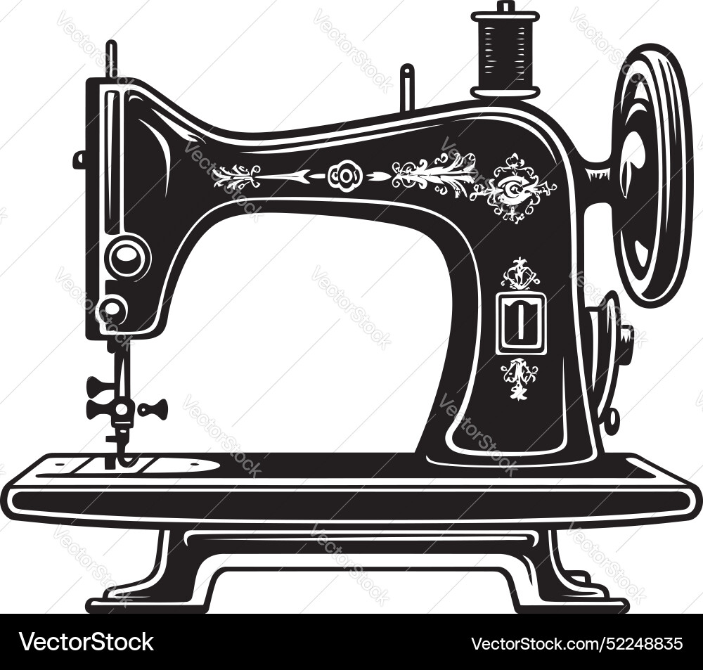 Tailored threads black icon design for precision Vector Image
