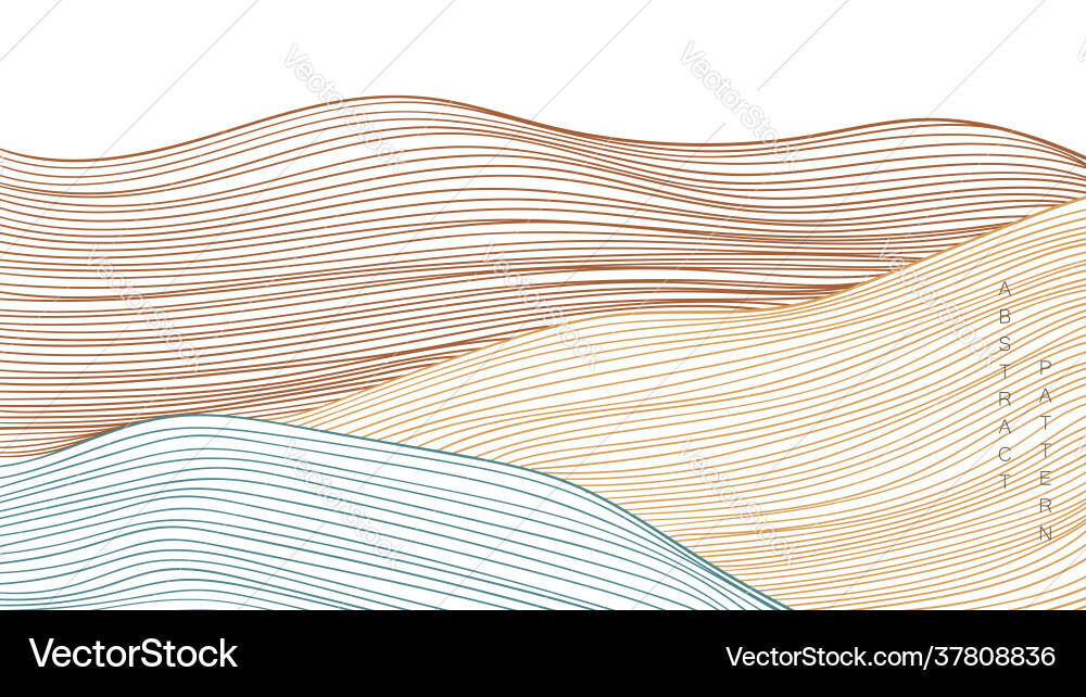 Abstract art background with line pattern curve Abstract art background with line pattern curve vector image