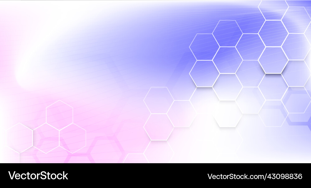 Abstract geometric hexagon with futuristic Abstract geometric hexagon with futuristic vector image