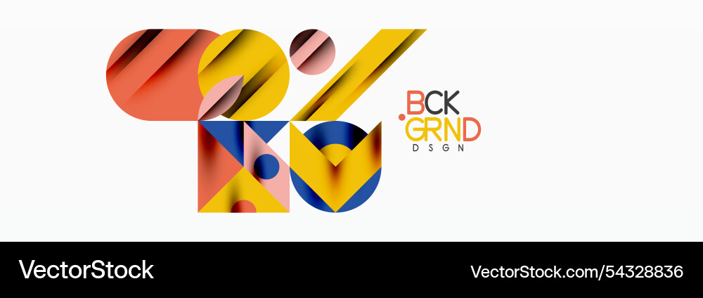 Trendy triangles lines round elements and circles Trendy triangles lines round elements and circles Vector Image