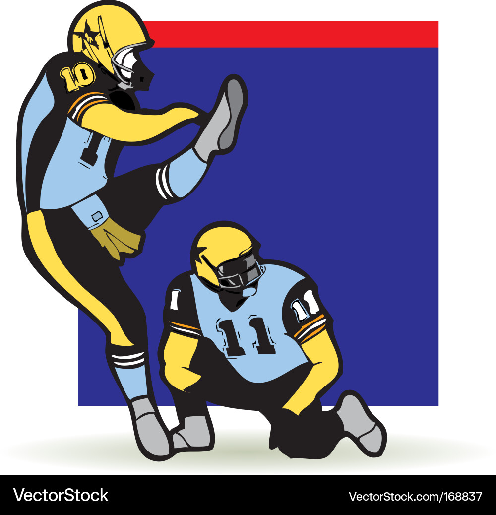 American Football Action vector image