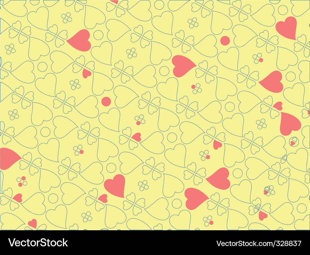 Heart motifs Vector Image