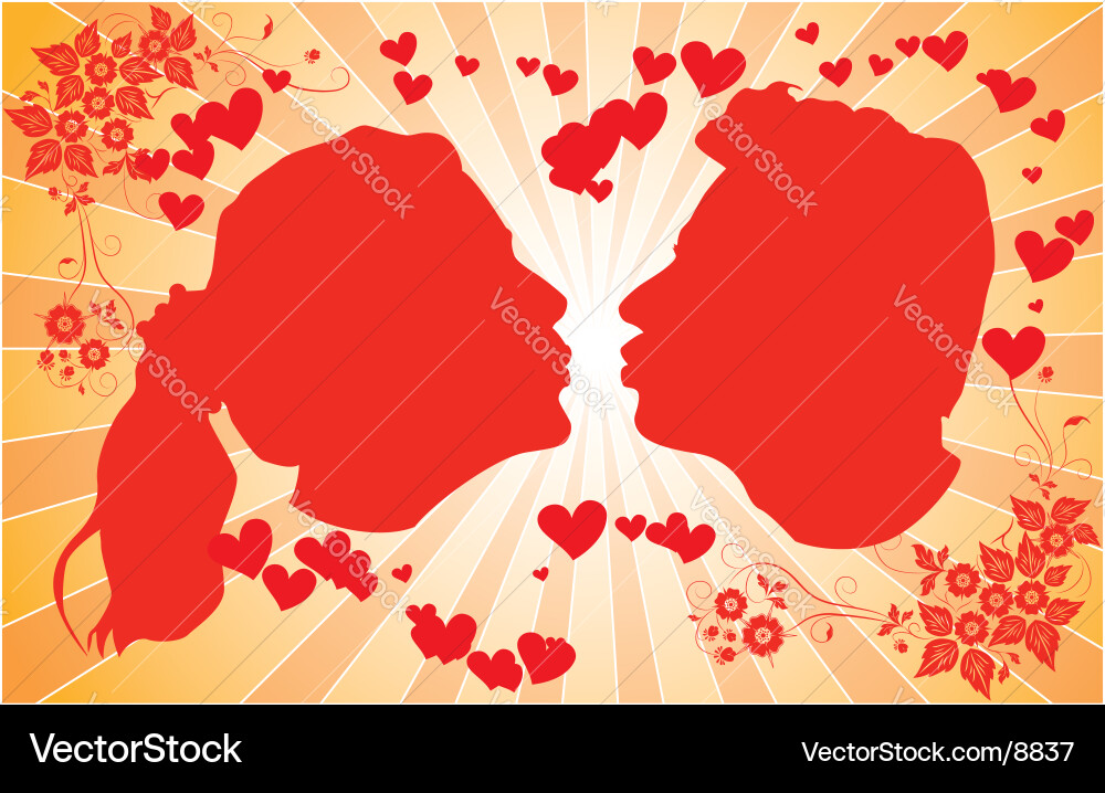 People silhouettes Vector Image