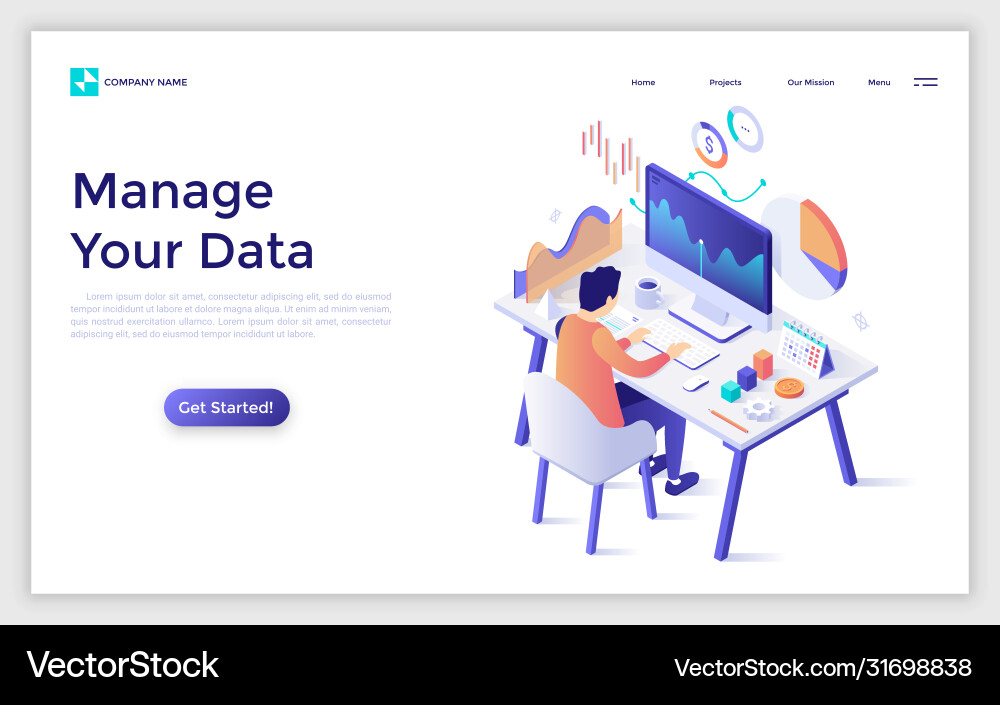 Isometric Royalty Free Vector Image - VectorStock
